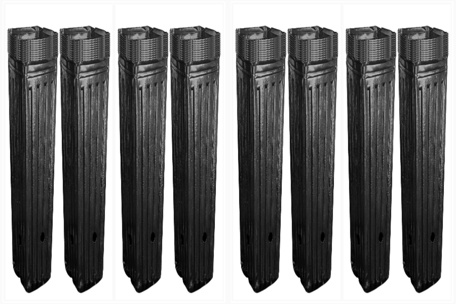 Macetas para árbol de vivero, 40 macetas altas para plantas de semillero, maceta alta resistente, planta grande para interiores y exteriores, maceta de árbol, macetas suculentas para plantas