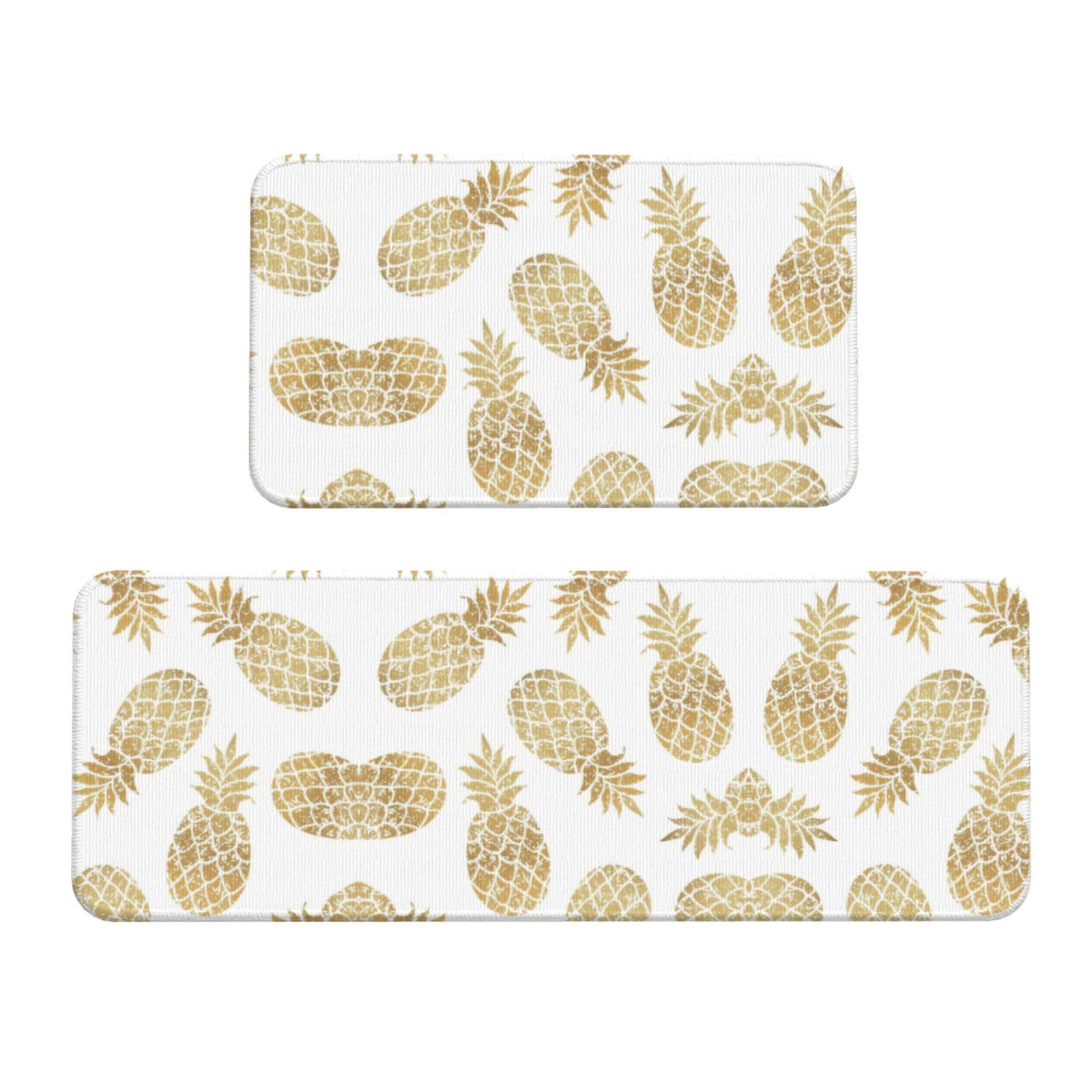 Tapetes de cocina antideslizantes EdWal con piñas para decorar tu hogar y oficina