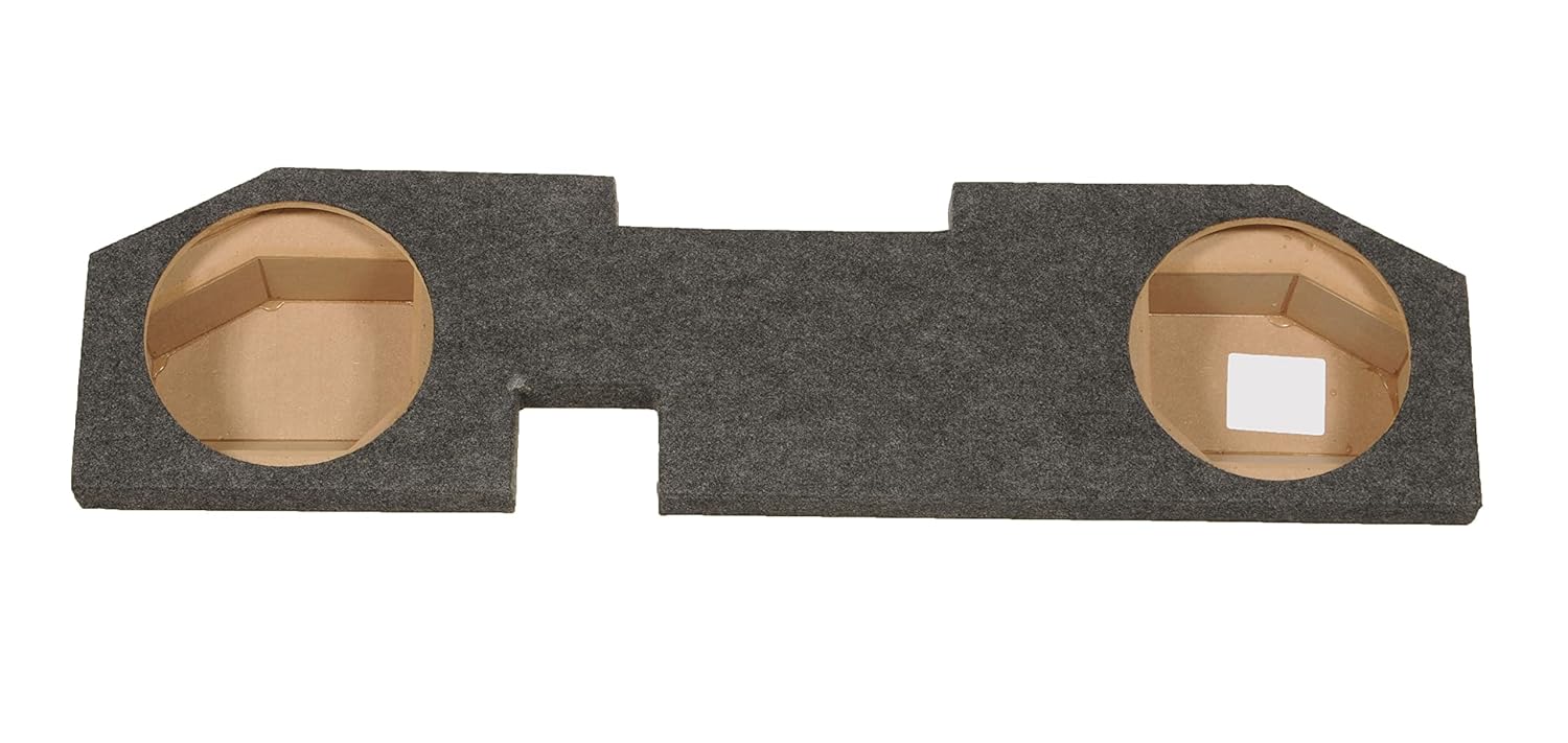 Rockville REC2 Dual 12" Subwoofer Enclosure, Sealed, 0.65 Cu Ft, High-Grade MDF, Precision Fit, Made in USA, for 2002-2015 Dodge Ram Quad Cab/XCab 1500/2500/3500