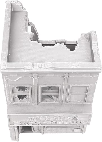 Miniatura 4 de Tabletop Terrain Tienda de fideos arruinados por Corvus Terrain Compatible con MCP 1.260 in