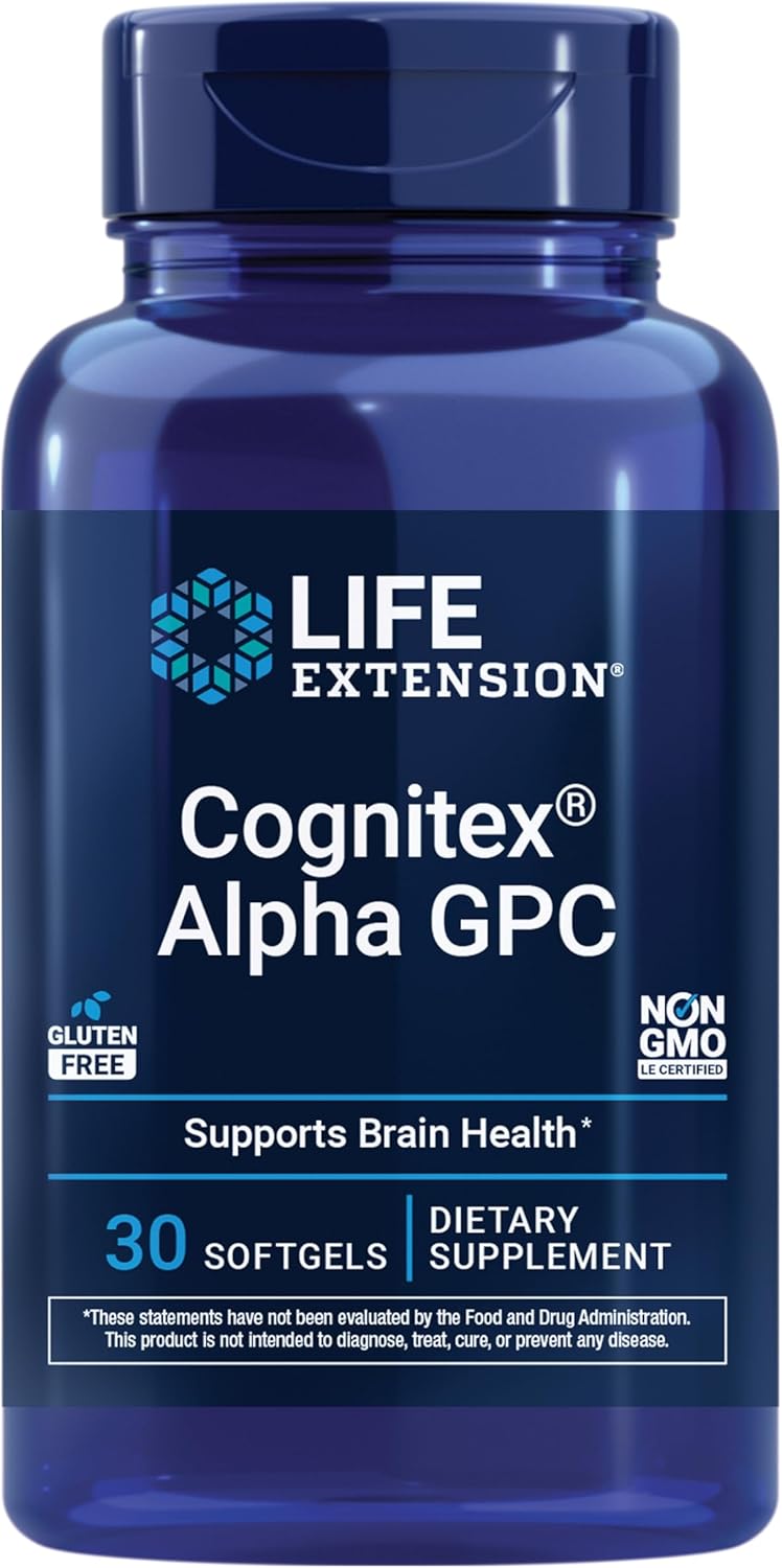 Life Extension Cognitex Basics, 30 Softgels - Multi-Nutrient Formula for Brain Health Support, Targeted Nutrition for Memory, Focus, Attention & Overall Cognitive Performance - Non-GMO, Gluten-Free