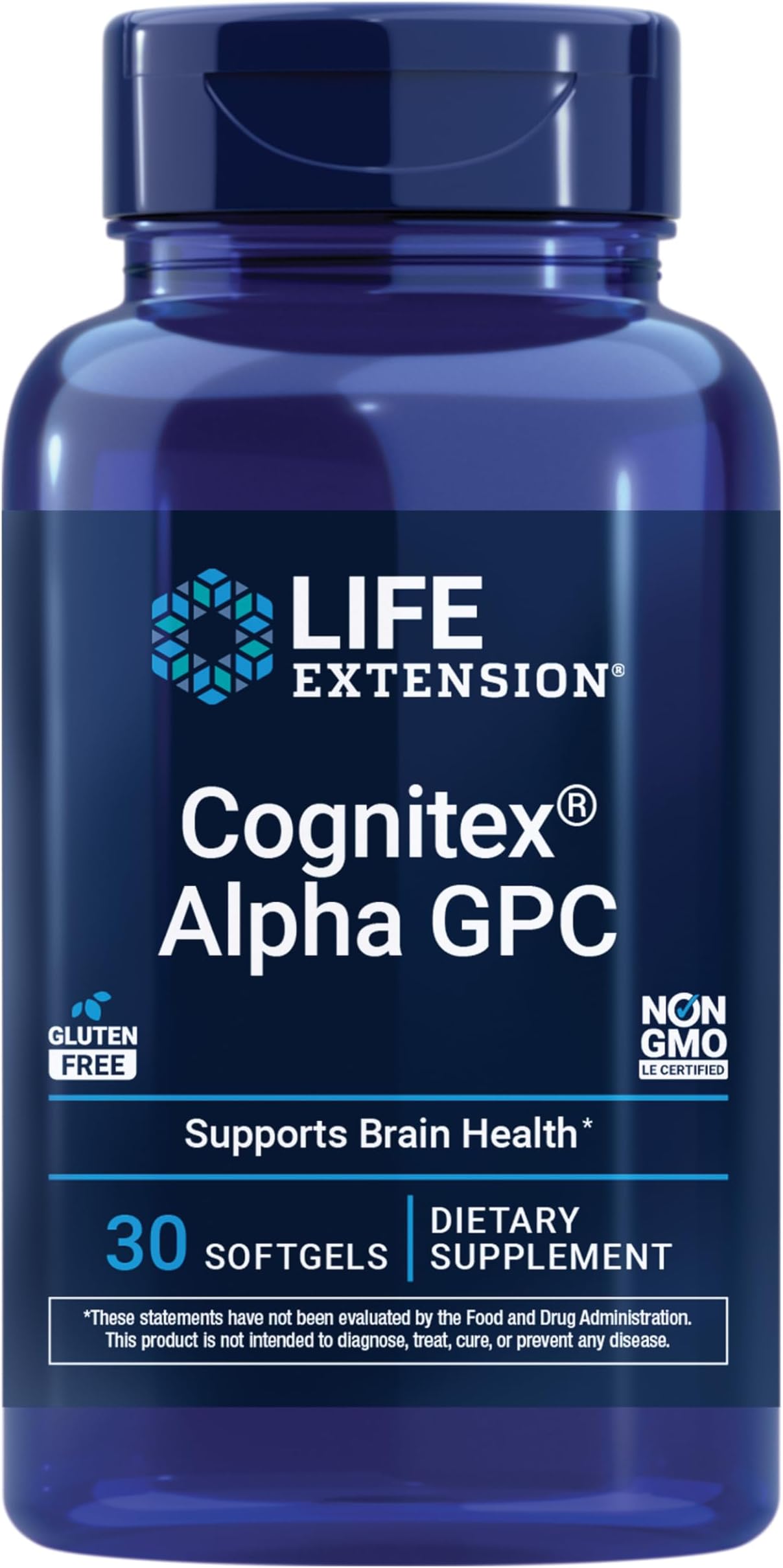 Cognitex Basics - Brain Health Supplement - For Memory, Focus, Attention, Cognitive Performance and Inflammatory Response - Non-GMO, Gluten-Free - 30 Softgels