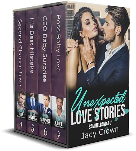 Unexpected Love Stories: Buch 4-7 (Jacy Crown - Buch-Boxset's - Sammelbände 2)