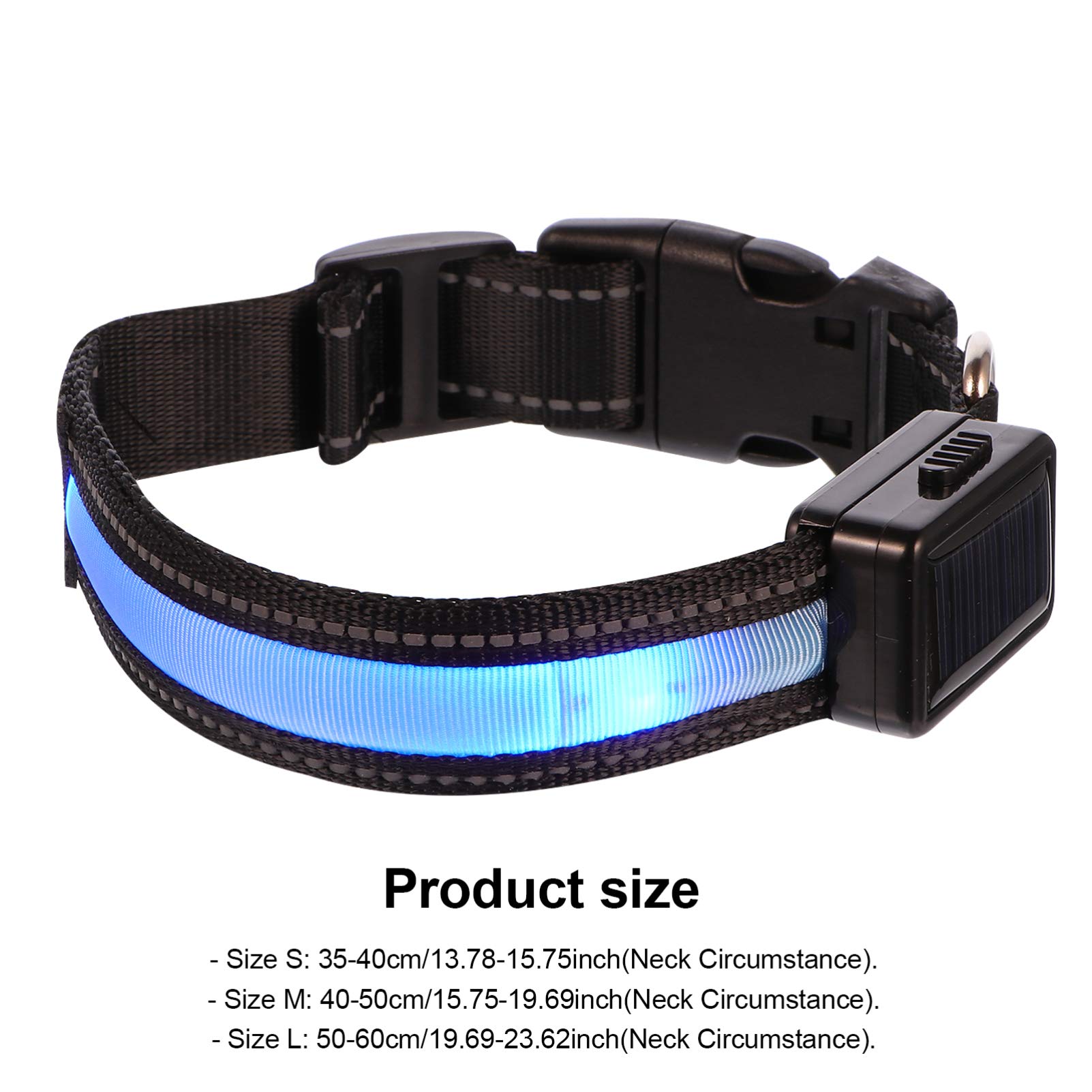 YARNOW 3juegos Collar Led Recargable para Collar USB Accesorio Luminoso Paseos