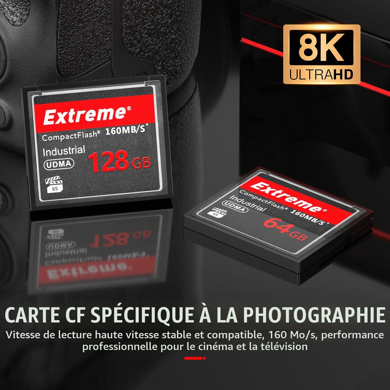 Carte compacte de mémoire Flash ogrinal Carte d'appareil Photo 64 GB