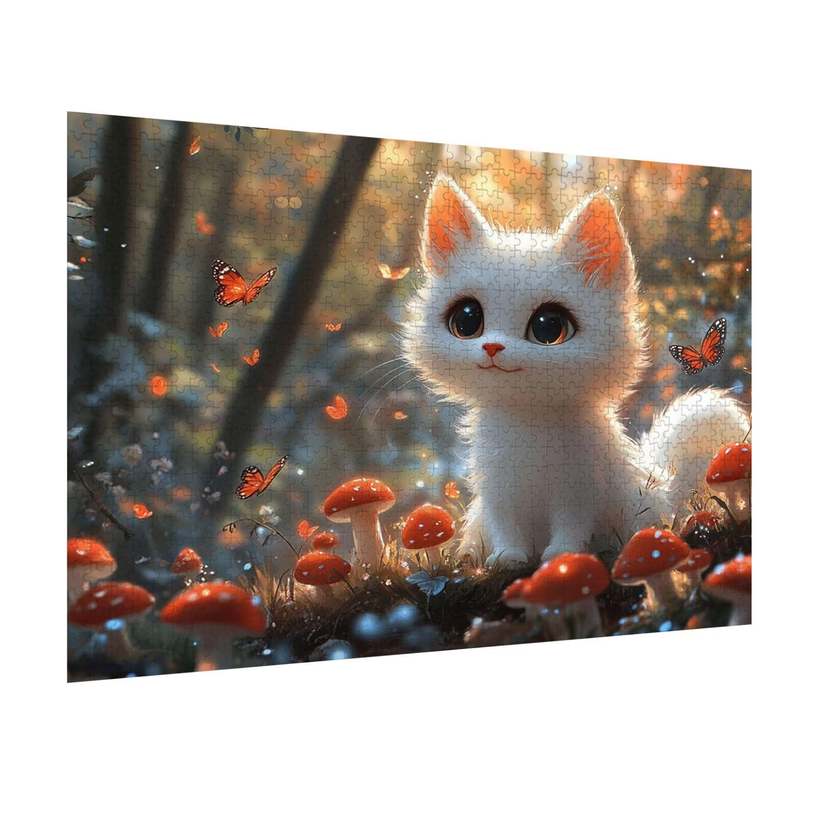 Puzzle 1000 Pièces Adultes Chats Jeu D'Intelligence, n-502