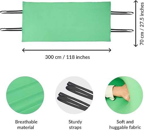 Vista 24 de Túnel sensorial para niños Juego de compresión sensorial para tu hijo Túnel de tela Tubo de elastano Hoja de conceptos para niños para Azul