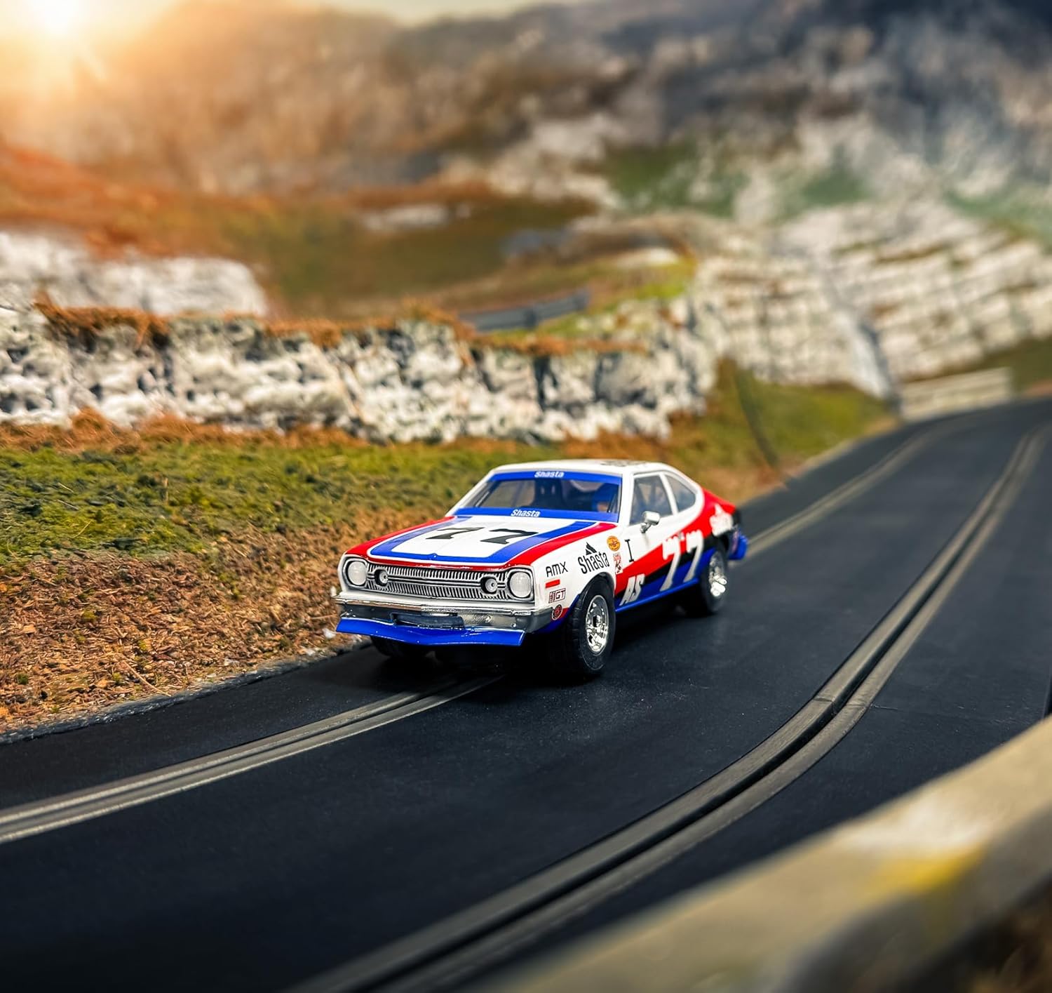 Scalextric C4583 AMC Hornet - Trans AM - Buzz Dyer Slot car Racing, Toy Slot Car for use with Race Tracks or Set - Small Kids Gift Ideas for Boy/Girl Ages 3+, Scalextric Accessories