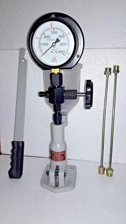 Diesel Injector Nozzle Tester Economy Model 420 Kg / 6000 Psi Gauge Dual Scale