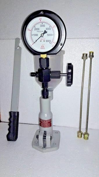 Diesel Injector Nozzle Tester Economy Model 420 Kg / 6000 Psi Gauge Dual Scale