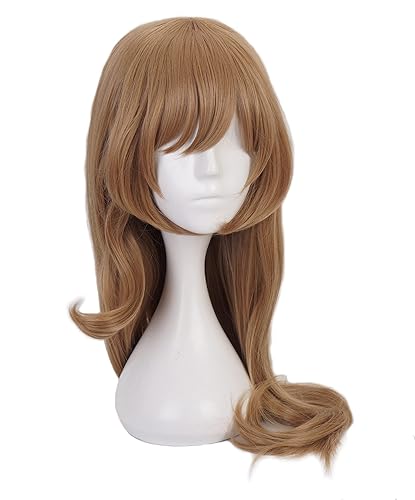 Miniatura 2 de Aadesso Lisa peluca ondulada marrón dorado Cosplay para juego Genshin Impact Cosplay Halloween pelucas de pelo