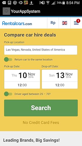 Car Rental in Las Vegas, US