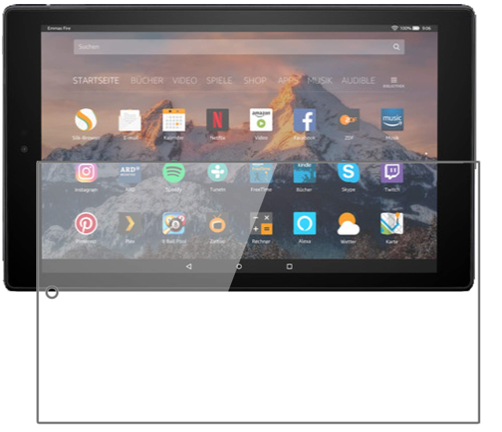 dipos 1x Film protection écran 9H pour Amazon Fire HD 10 (2019)