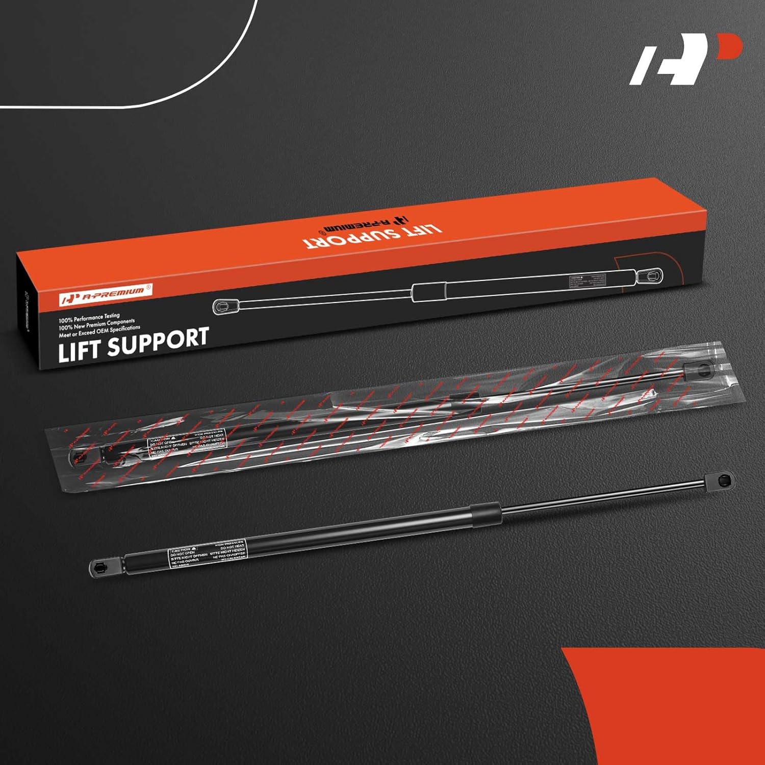 A-Premium Front Hood Lift Supports Shock Struts Compatible with Select Datsun and Saab Models - 280ZX 1979-1983, 9-5 1999-2005 - Replace# 5360821, 105360821 (2-PC Set)