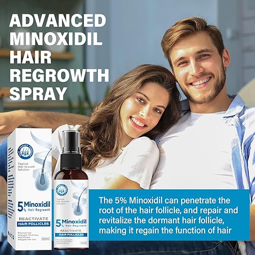 Miniatura 2 de Minoxidil - Suero para el crecimiento del cabello al 5 % con minoxidil al 5 %, tratamiento de crecimiento del cabello para hombres y mujeres, spray