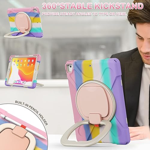 Miniatura 3 de BATYUE Funda para iPad de 6 generación de 9.7 pulgadas 2018, iPad 5 generación 2017, iPad Air 2iPad Pro de 9.7 pulgadas, funda protectora a prueba