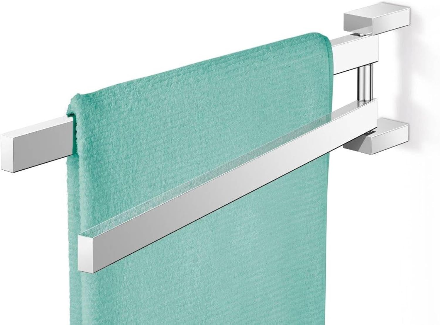 ZACK 40025 Linea Towel Holder, 17.52-Inch, High Glossy Swivel