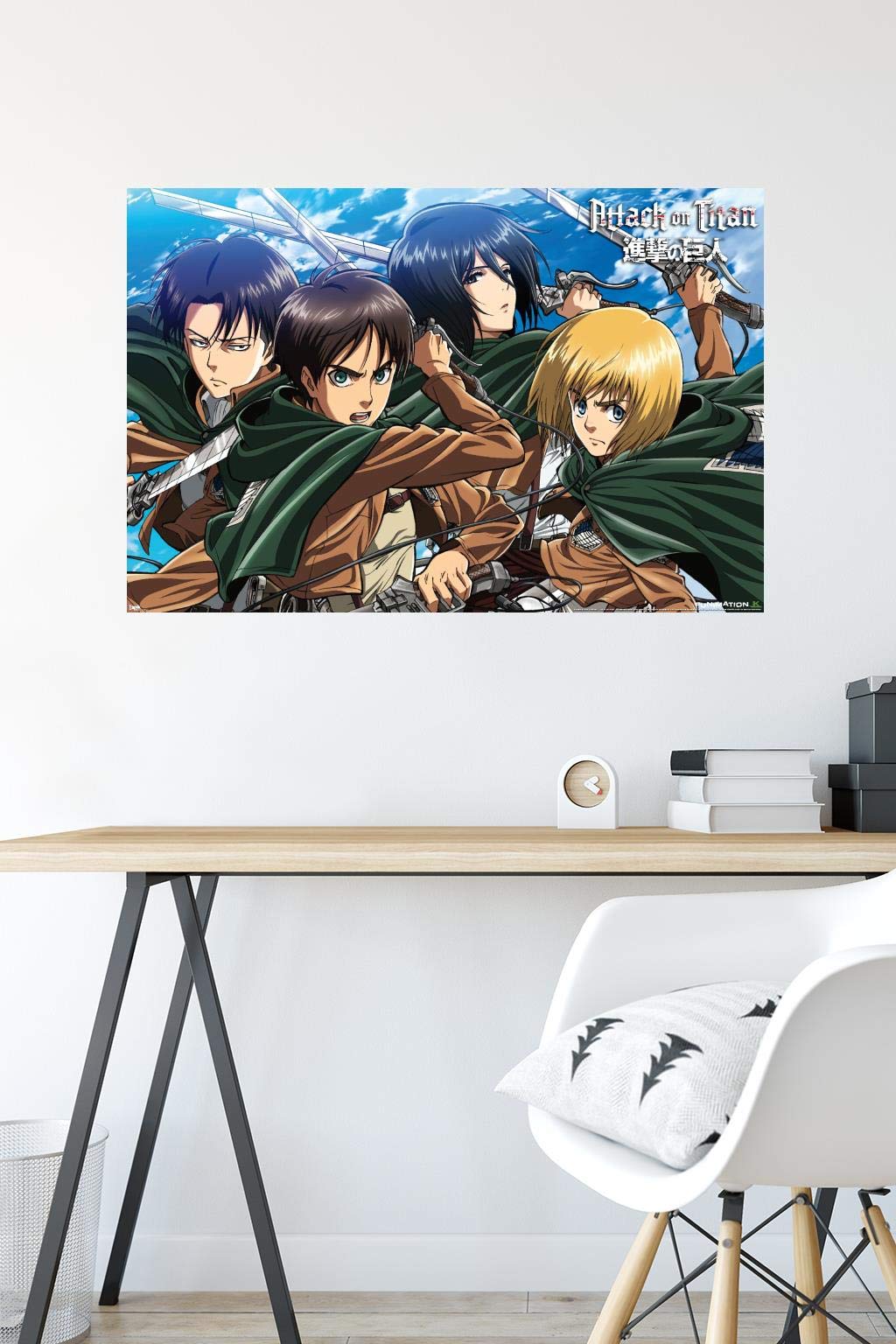 Amazon.com: Trends International Attack on Titan Swords Wall