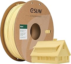 eSUN Wood PLA Filament, PLA Filament 1.75mm, Dimensional Accuracy +/- 0.05mm, 1kg Spool(2.2LBS) 3D Printing Materials for 3D Printers