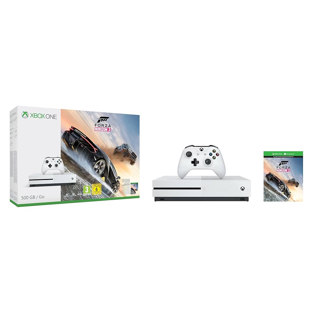 家庭用ゲーム機本体 Microsoft - Xbox One S 500GB + Forza Horizon3 Xbox One S 500GB Console - Forza Horizon 3 Bundle (Xbox One