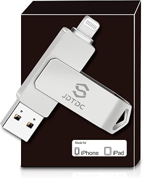 Apple Certified USB Memory iPhone 128GB Flash Drive iPhone Memory USB iPhone 12 Memory iPad USB Memory iPhone USB Memory Flash Memory Lightning Memory 128GB