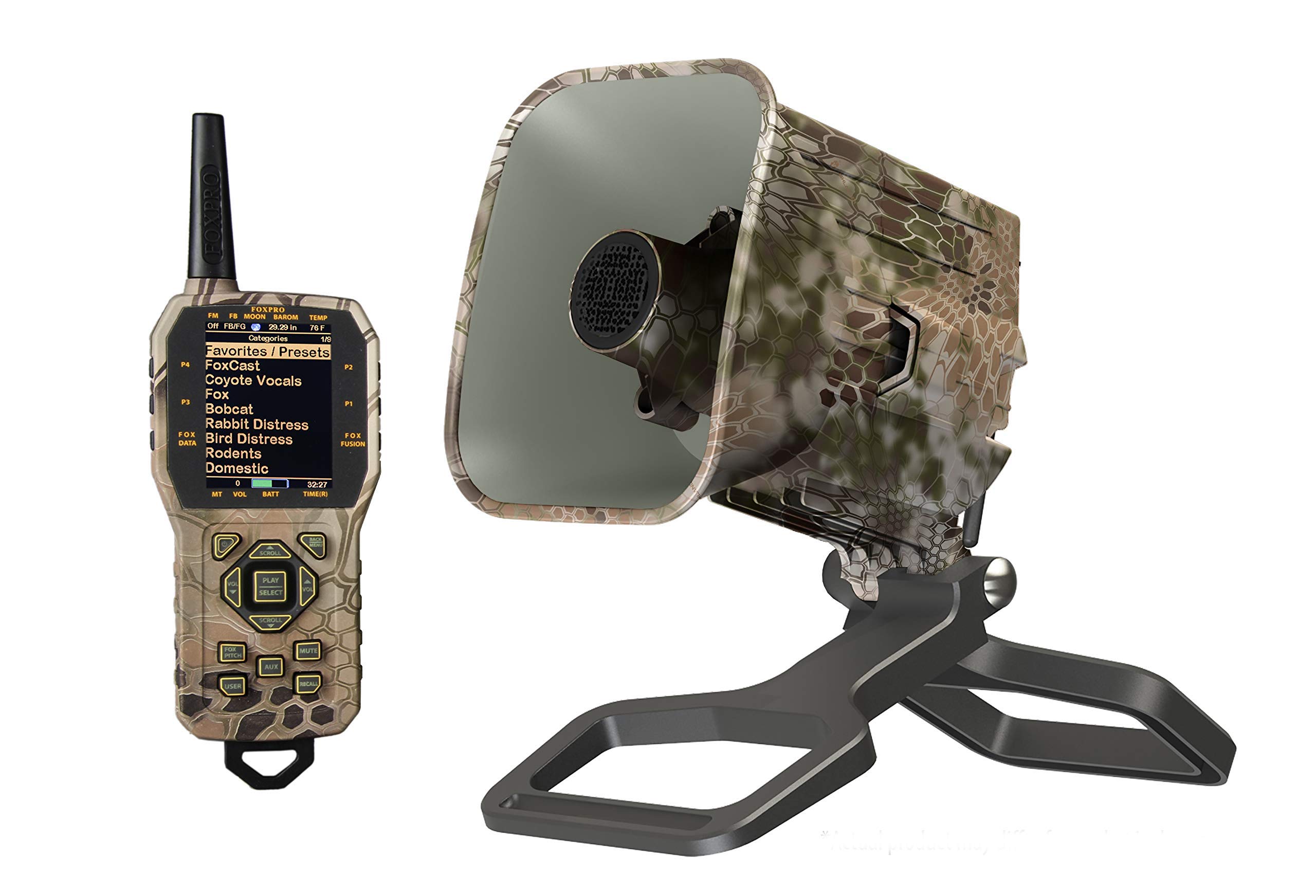 FOXPRO Electronic Predator Call - X Series - Coyote Call - Fox Call - Hog Call and More - Remote Operated and Programmable - American Made