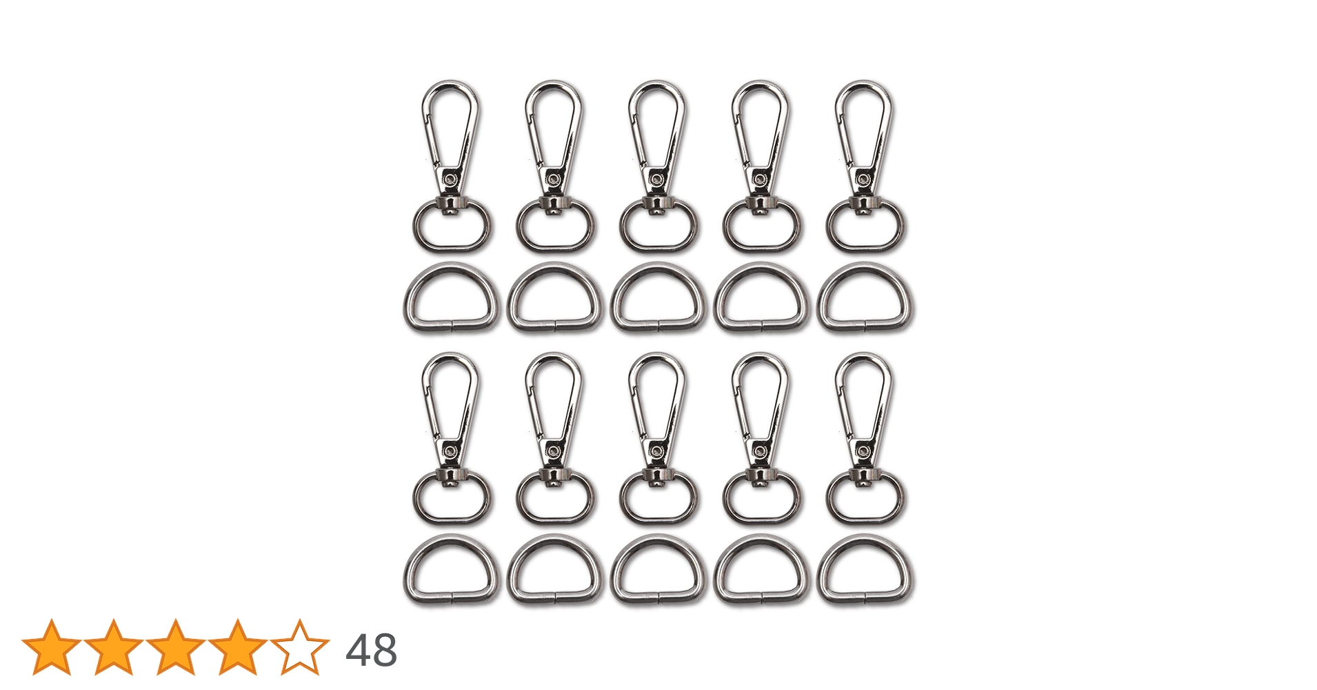 Amazon.co.jp: dかん 20mm ナスカン セット [4色] レザークラフト