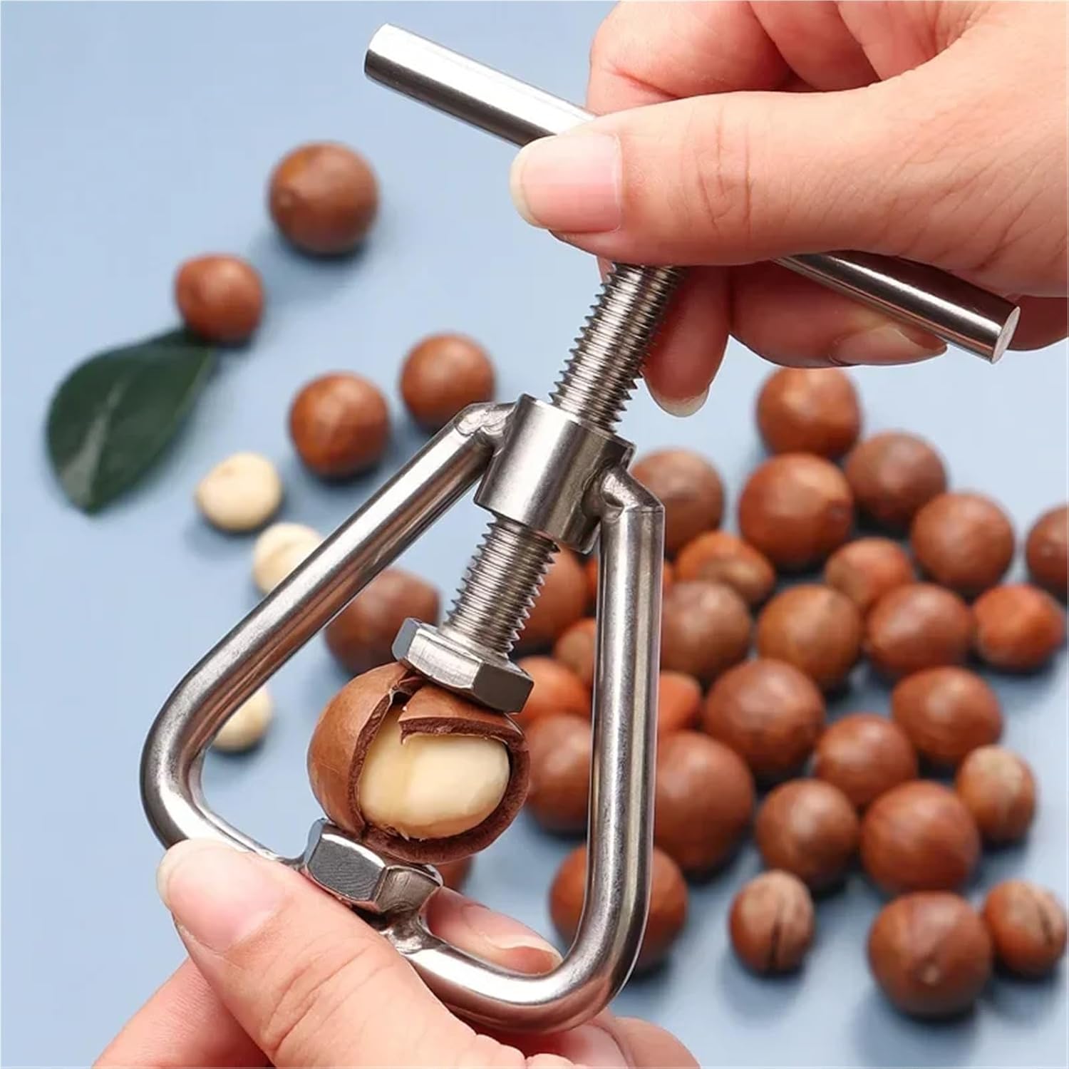 Multifunctional Manual Nut Opener Cracker Machine Walnut Kitchen Tool Steel Sheller Macadamia Accessories