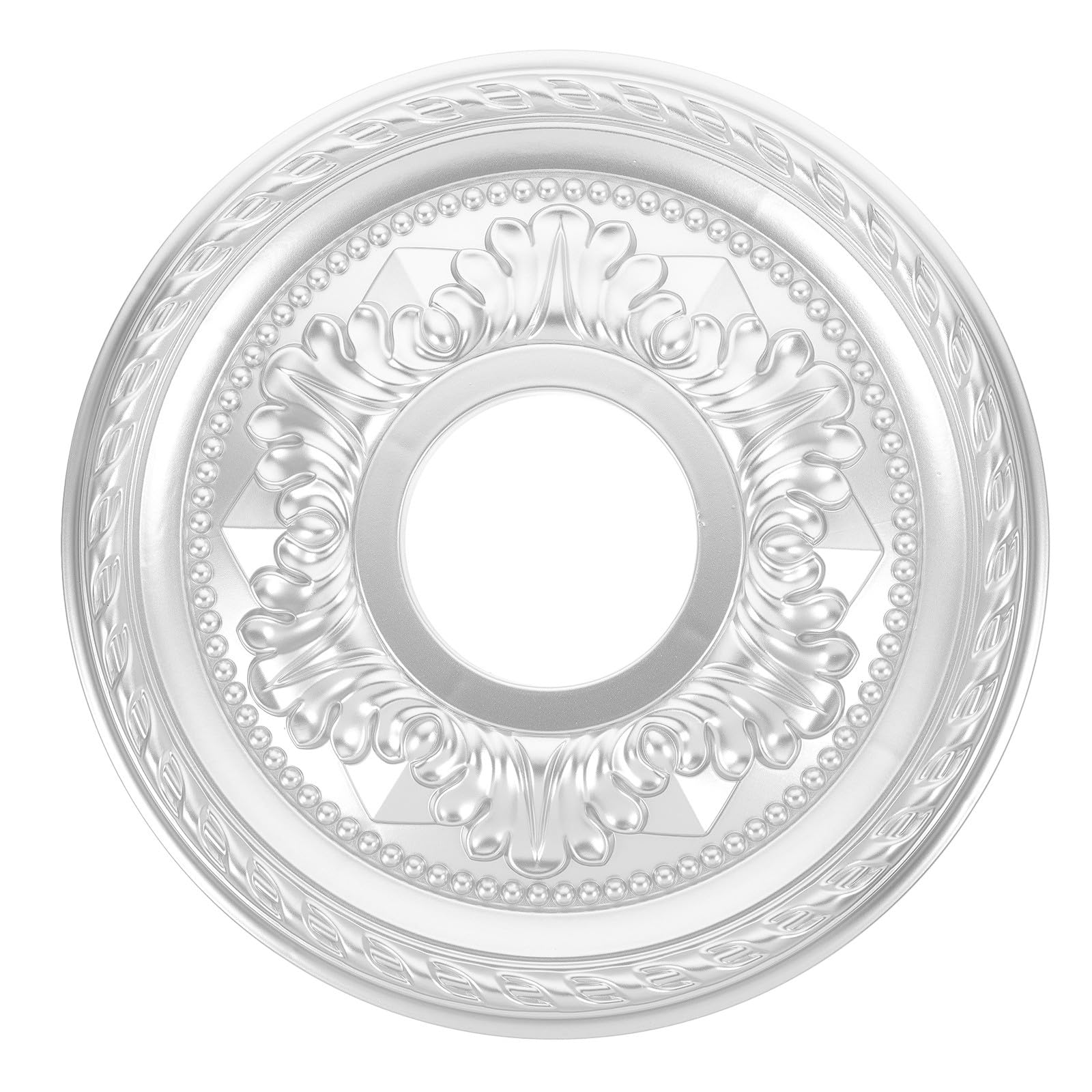 Medallón de techo para lámpara vintage que transforma el comedor con elegancia
