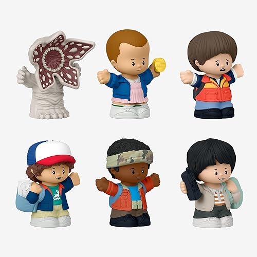 Miniatura 4 de Little People Collector Stranger Things Castle Byers - Juego de figuras de edición especial, 6 personajes en una caja de regalo para fanáticos