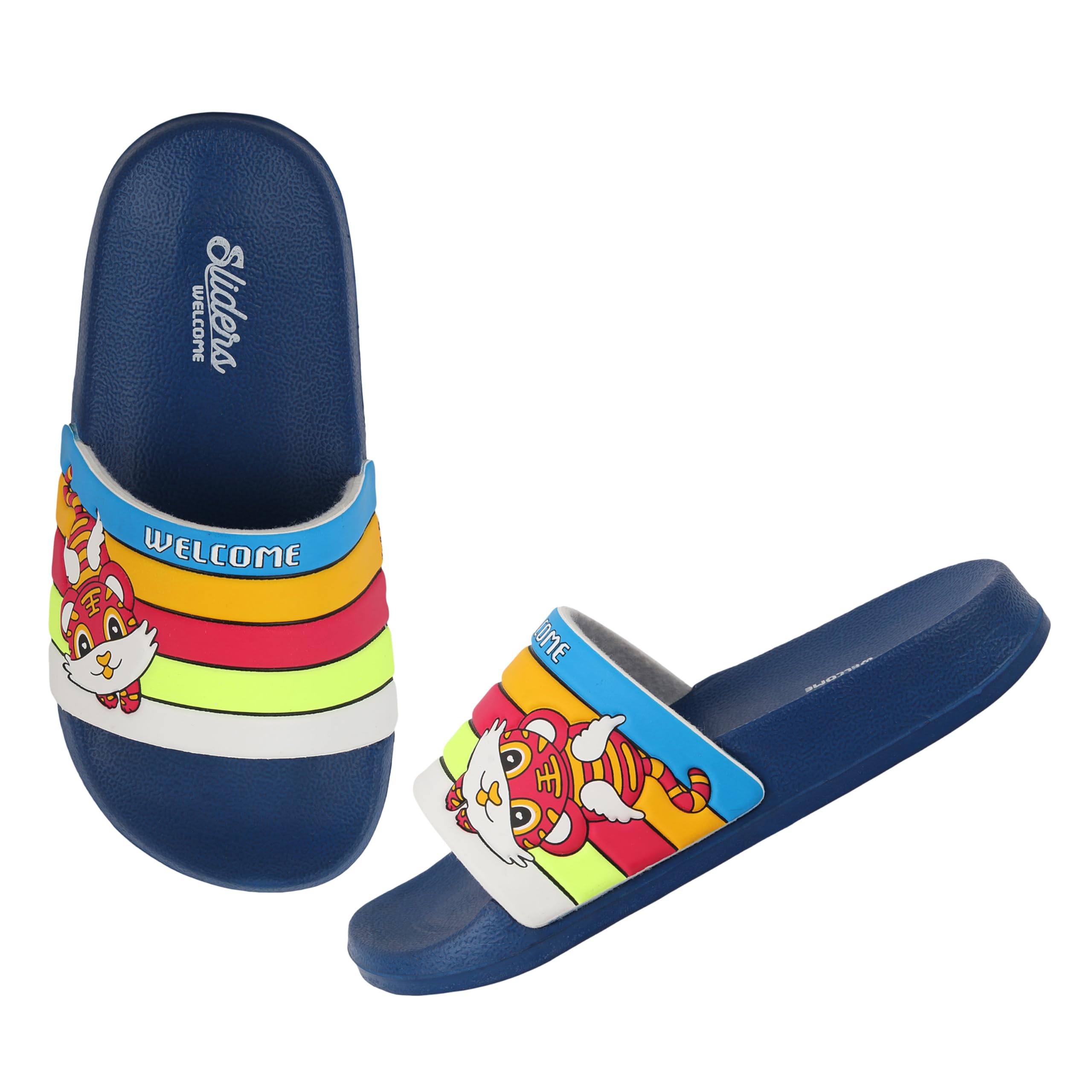 URJO Urjo Cubs - Pantofole unisex per bambini, leggere, super flessibili, eleganti, per tutti i giorni, per ragazzi e ragazze