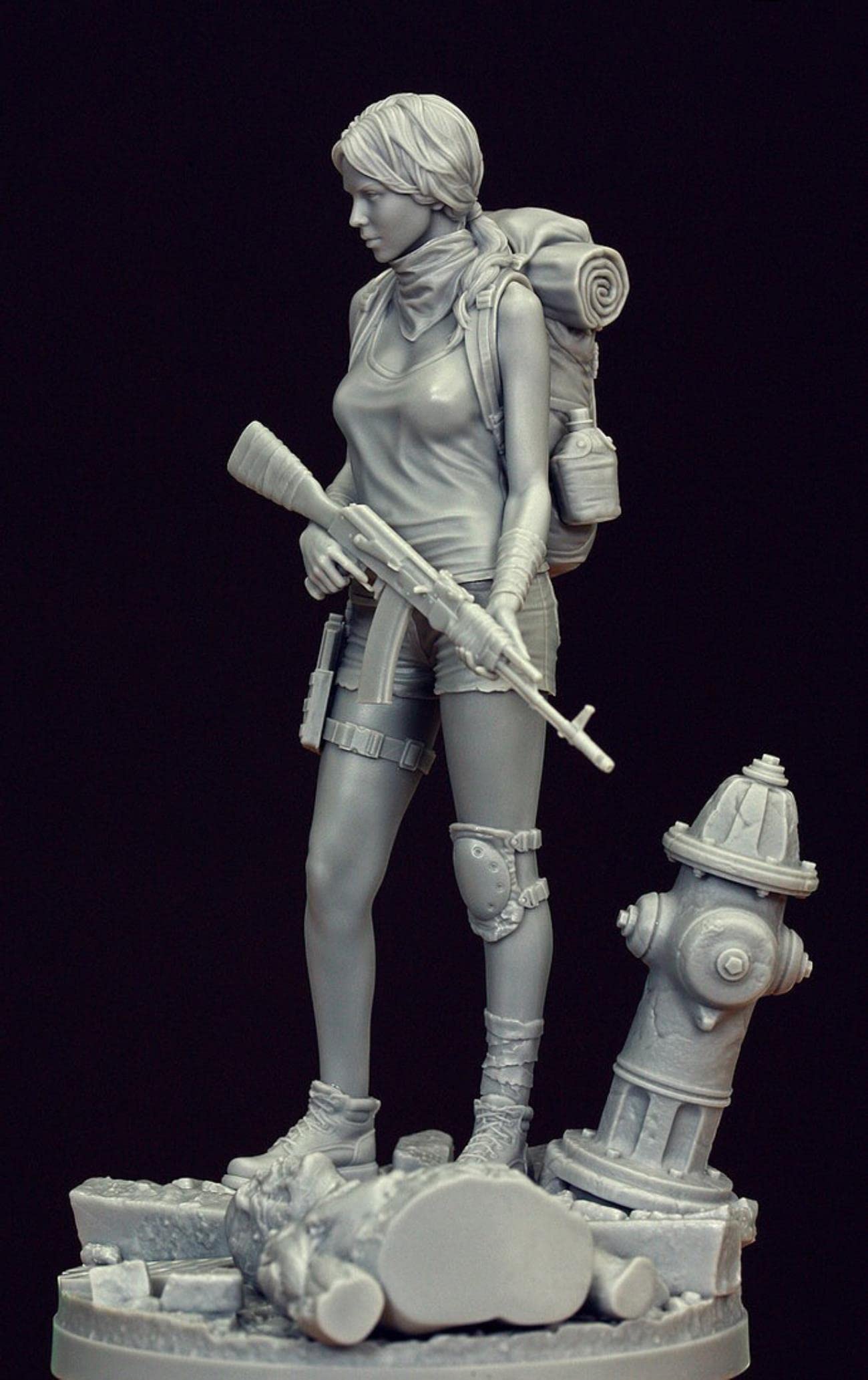 90mm Harz Modell Abbildung Kits GK, unmontierter, unbemalter Bausatz