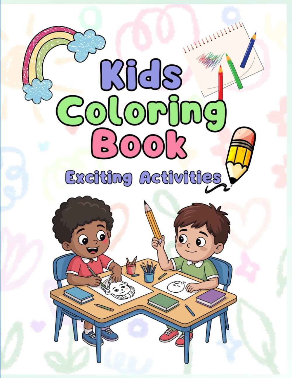 Kids Coloring Book Exciting Activities: For kids