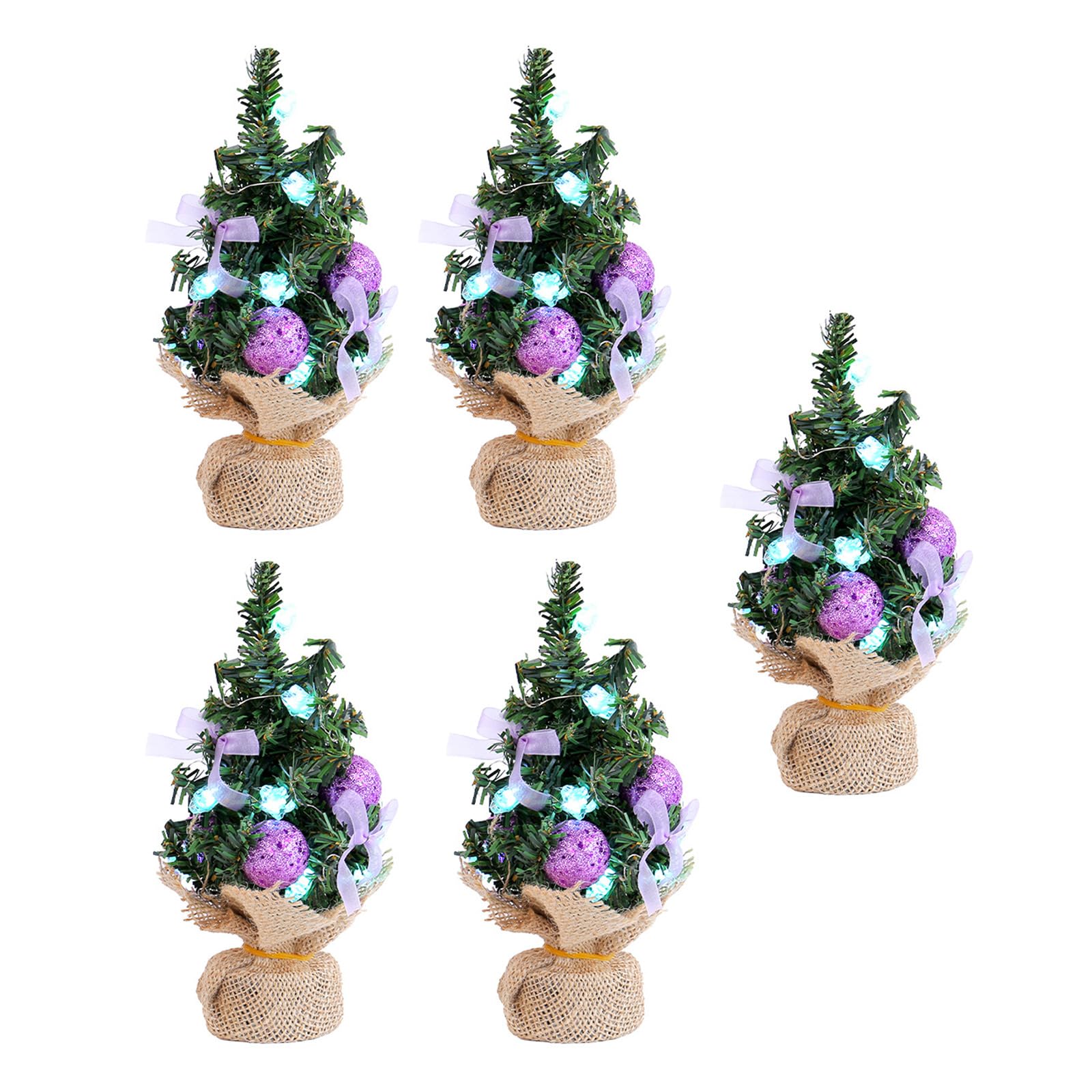 carotoe Star Christmas Tree Accessory Tabletop Christmas Tree with Illuminated Star Toppers Crafted Holiday Pieces Tabletop Ornament