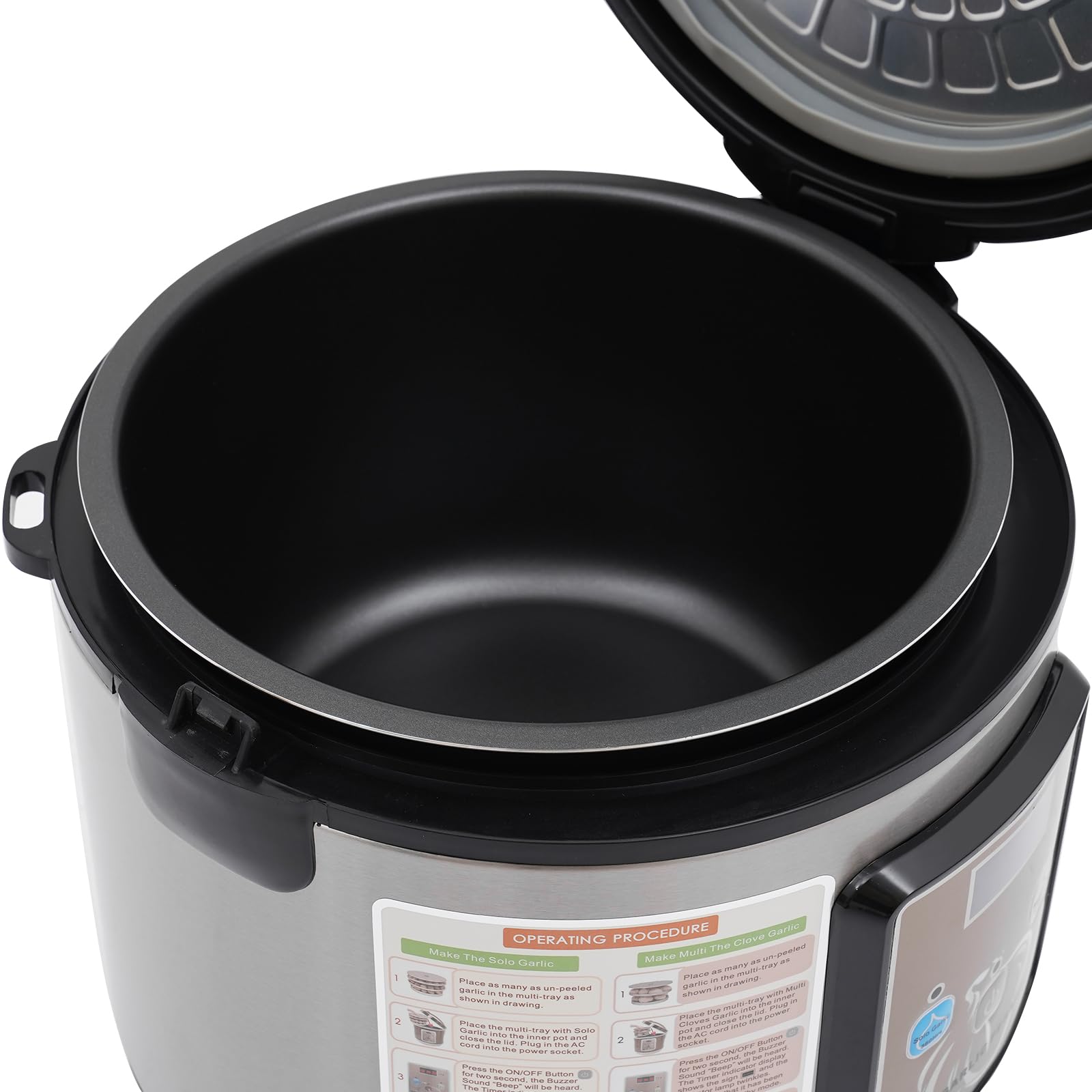5L Automatischer Fermenter für schwarzen Knoblauch, Fermentationsmaschine, Automatischer Intelligenter Knoblauchfermenter, für Privaten und Gewerblichen Gebrauch 26.5 * 30.5cm