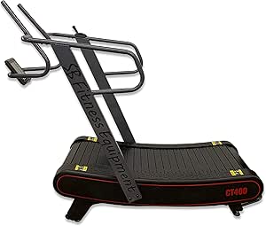 SB Fitness CT400 Self-Generated Curved Treadmill with 3 Resistance Levels and Digital Display
