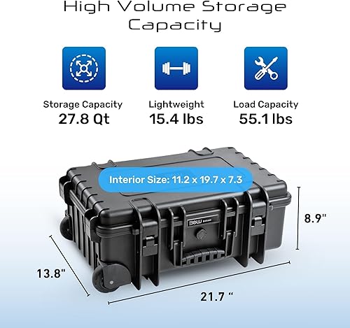 Vista 24 de B&W INTERNATIONAL Caja de herramientas para exteriores Jet 3000 con tablero de herramientas de bucle (117.16/L)