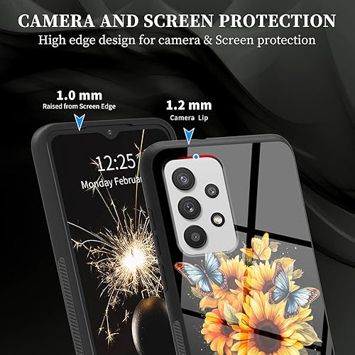 Miniatura 3 de Funda para Samsung Galaxy A13 4G agarre de teléfono con soporte expansivo soporte soporte soporte, TPU suave a prueba de golpes, antiarañazos,