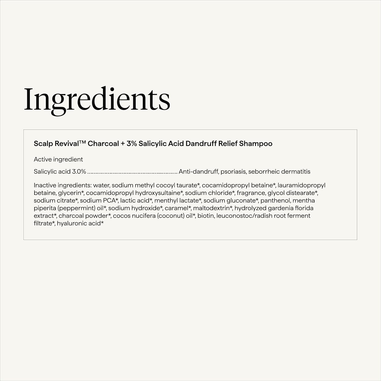 Briogeo Scalp Revival Dandruff Relief Shampoo | Charcoal + 3% Salicylic Acid | Daily Anti-Dandruff Shampoo for Flakes, Itching & Irritation | Color-Safe | Vegan & Cruelty Free | 8.4 oz - Image 10