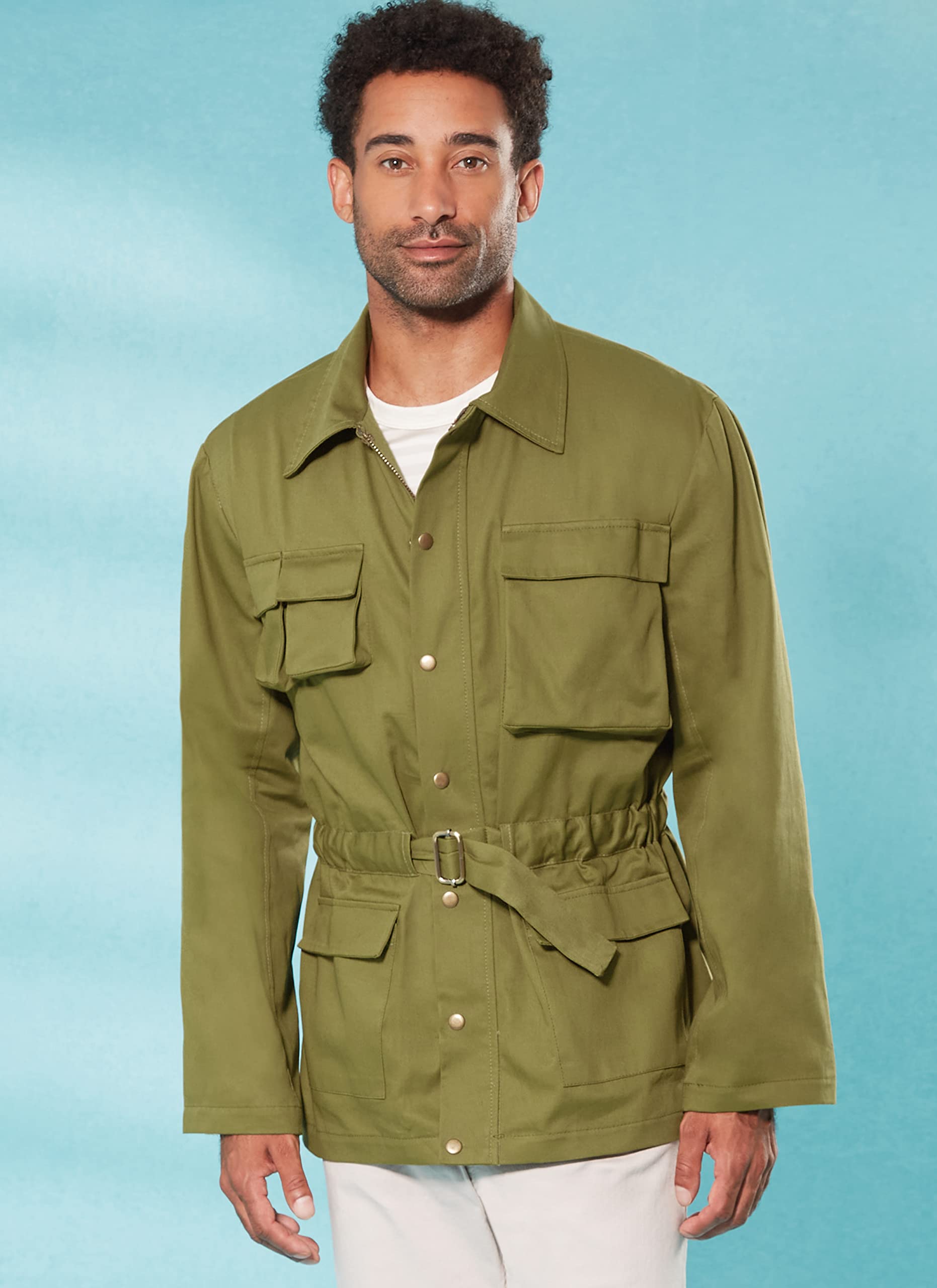 Amazon.com: McCall's Men's Collared Jacket Sewing Pattern Kit