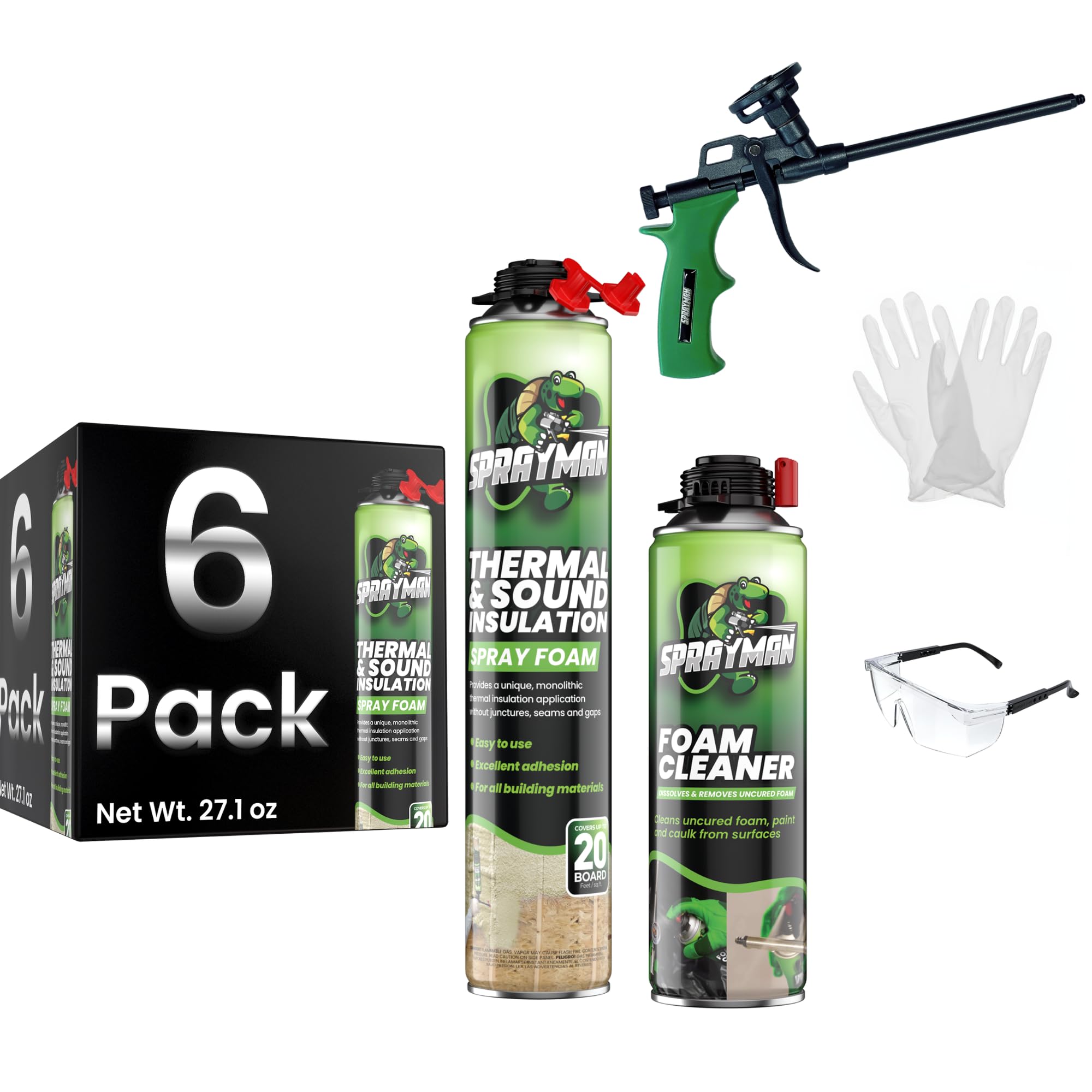 Spray Insulation Jacket & Pants サイズS Amazon.com: Sprayman Spray Foam Insulation (20 Sq.Ft