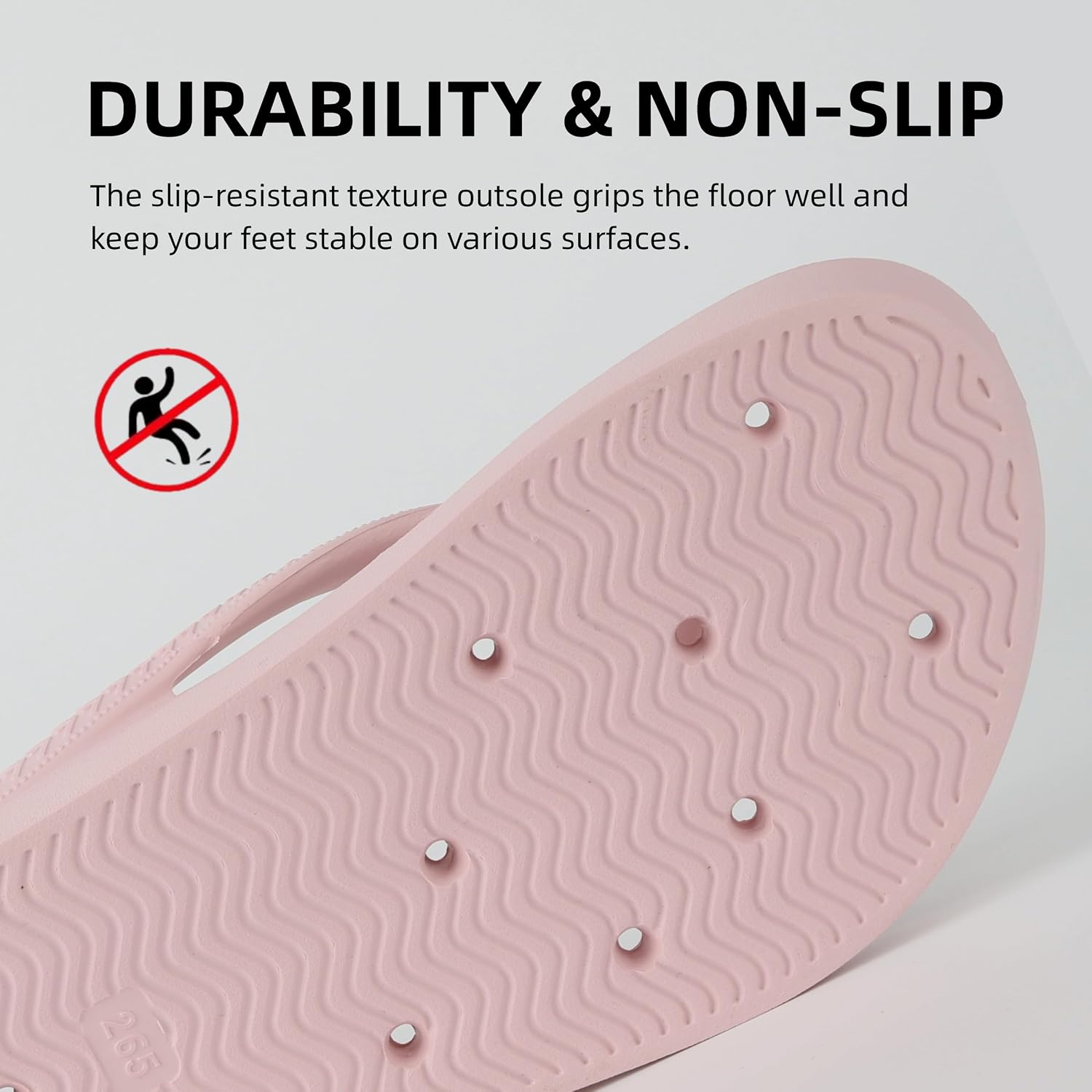 Shower Shoes for Men and Women Non-Slip Arch Support Slippers image 5