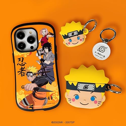 Miniatura 2 de iFace Naruto Shippuden - Funda de figura de anime compatible con Apple AirTags (clip de mosquetón incluido) [Naruto] y Naruto Shippuden Anime Figura