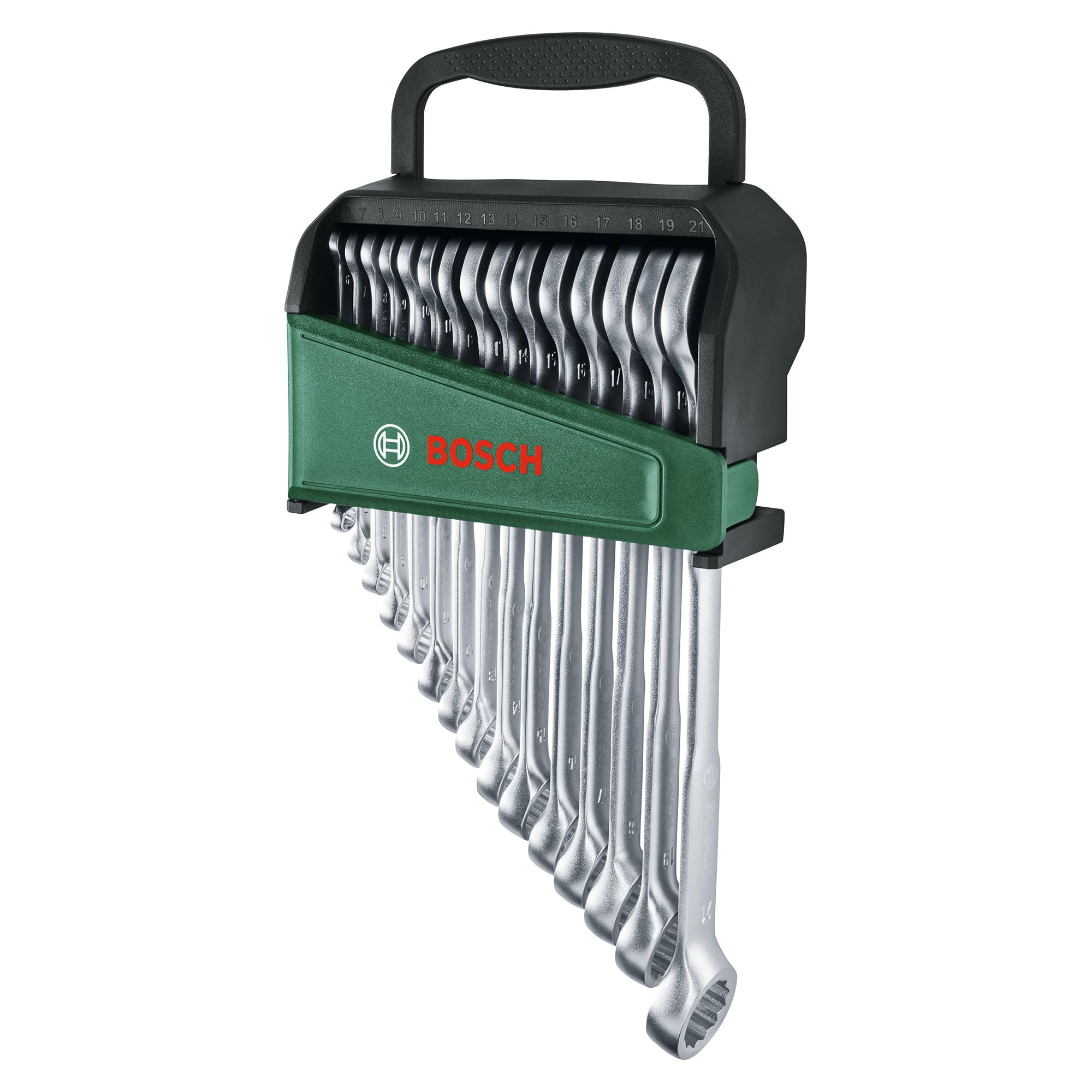 Image secondaire de Set de 15 clés mixtes Bosch - Outils robustes en chrome vanadium