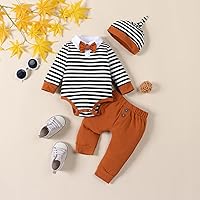 Vista 3 de VINUOKER Ropa de bebé recién nacido prematuro para bebé, traje de caballero