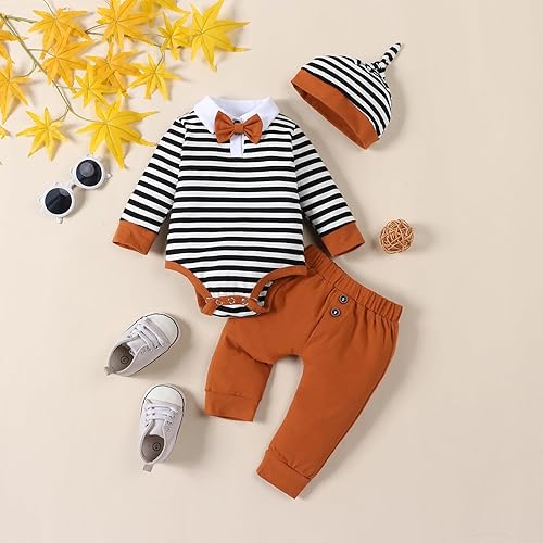 Vista 3 de VINUOKER Ropa de bebé recién nacido prematuro para bebé, traje de caballero