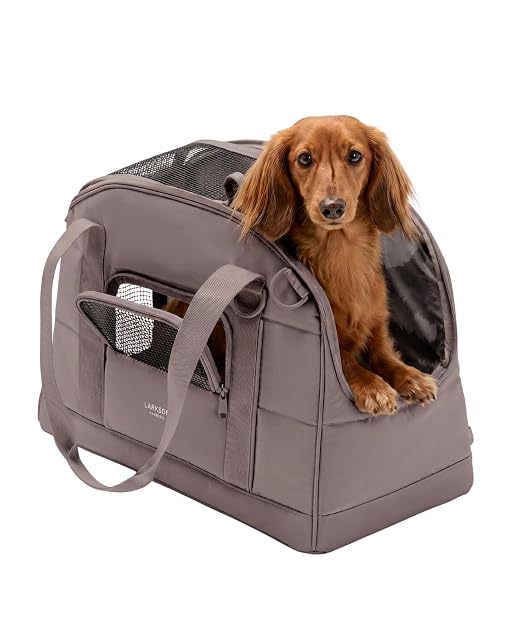 Larkson Transportín para Perros Pequeños de hasta 12 kg Marron - Tjark