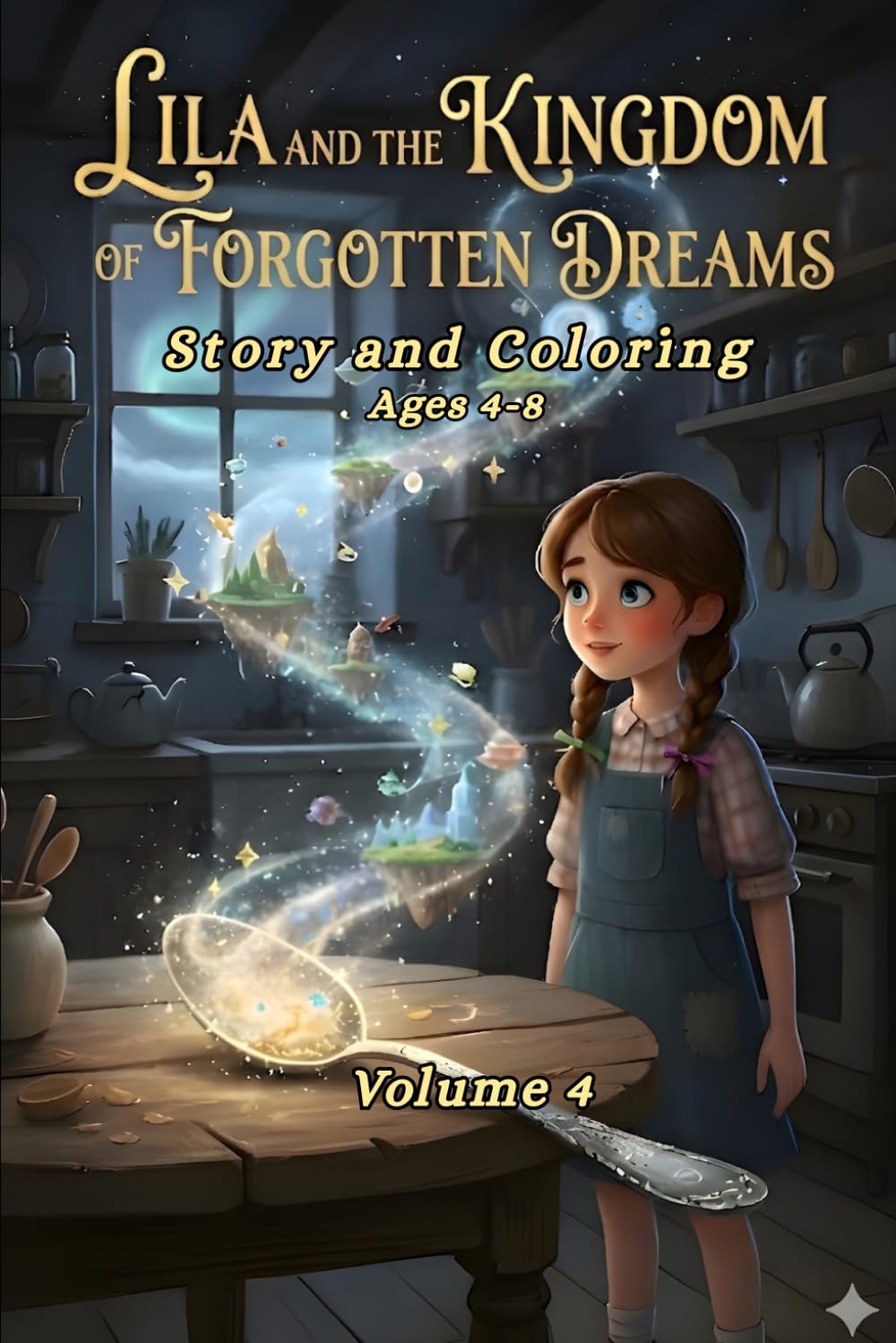 Lila and the Kingdom of Forgotten Dreams Story Plus Coloring Book for Children Ages 4 to 8: After Lila and the Magic Spoon, Lila and the Forbidden ... of the Kingdom (The Adventures Of Lila)