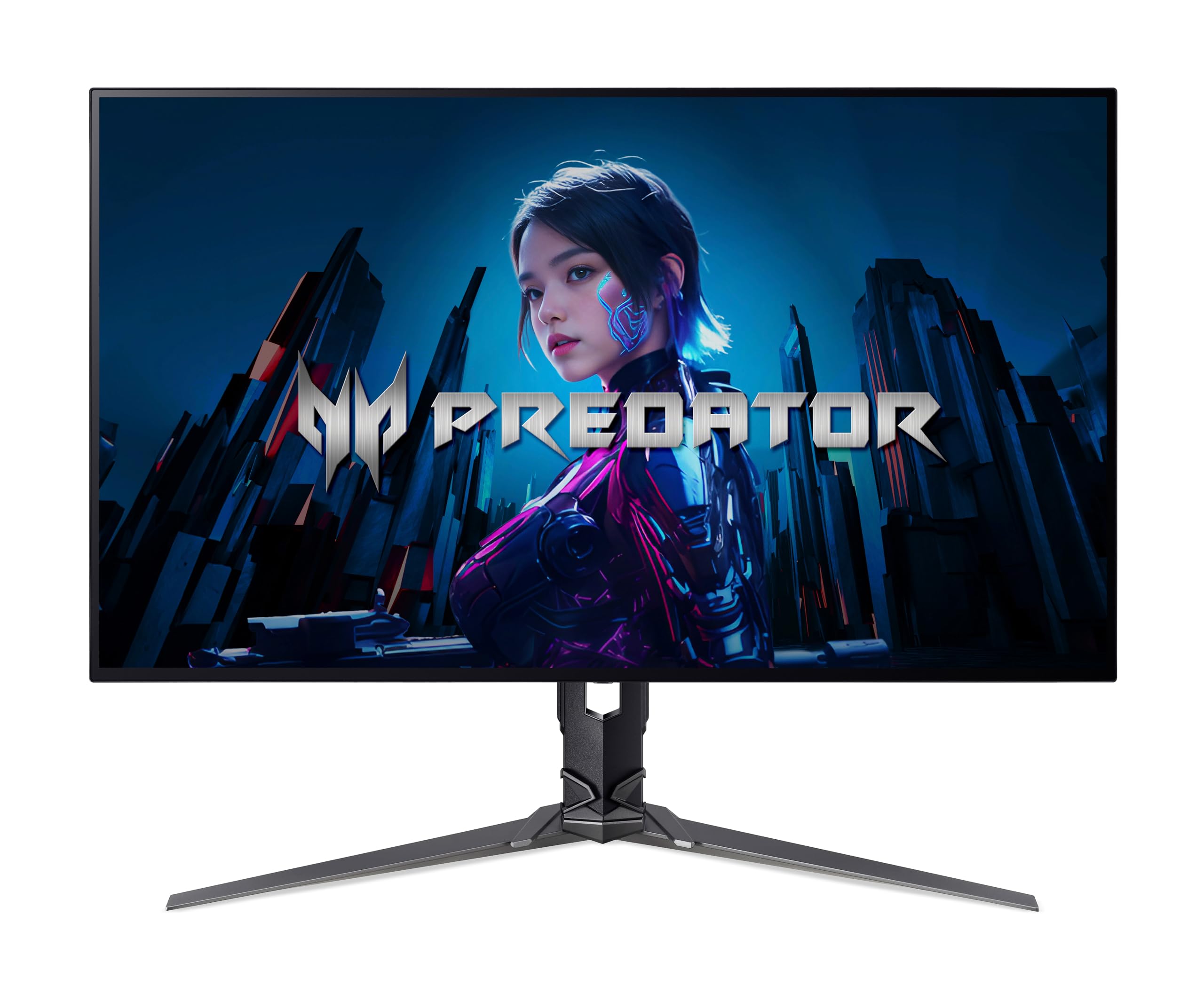 acer Predator X32 X3 Gaming Monitor 31.5 Inch (80 cm Screen) 4K (UHD), OLED, 240Hz, 0.01ms (PRT)/0.03ms (GTG), 2xDP 1.4, 2xHDMI 2.1, Type-C 90W, USB HUB, Height-Adjustable, FreeSync Premium Pro