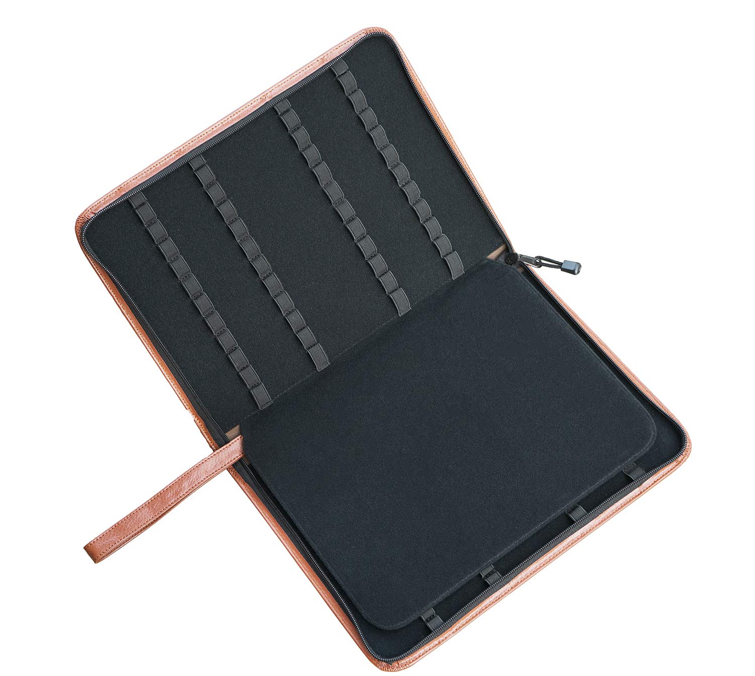 Amazon.co.jp: 万年筆/ローラーボールペン用本革製ペンケース、46本用